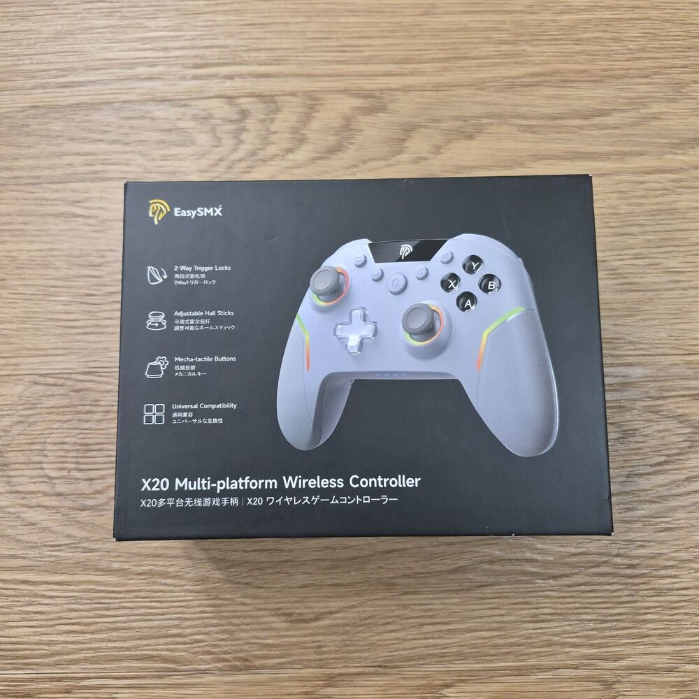 X20 Wireless Gaming Controller with RGB Backlit, 2-Stage Hall Effect Stick